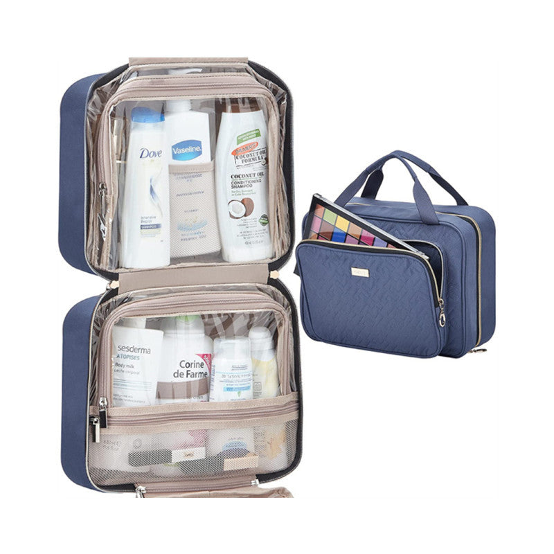 Cosmetics and Toiletries Hanging Travel Organizer