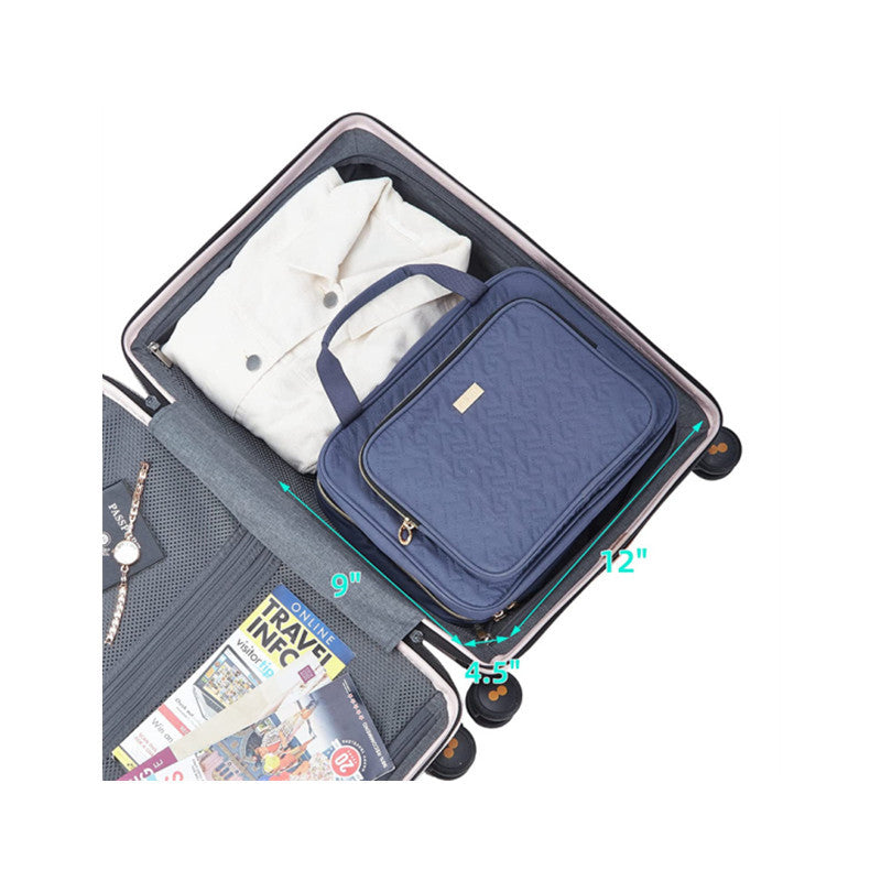 Cosmetics and Toiletries Hanging Travel Organizer