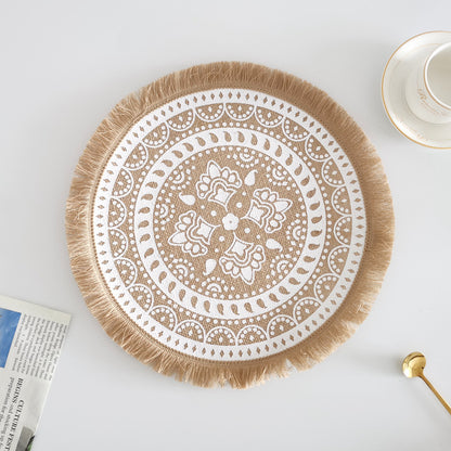 Bohemian Style Fringed Placemat