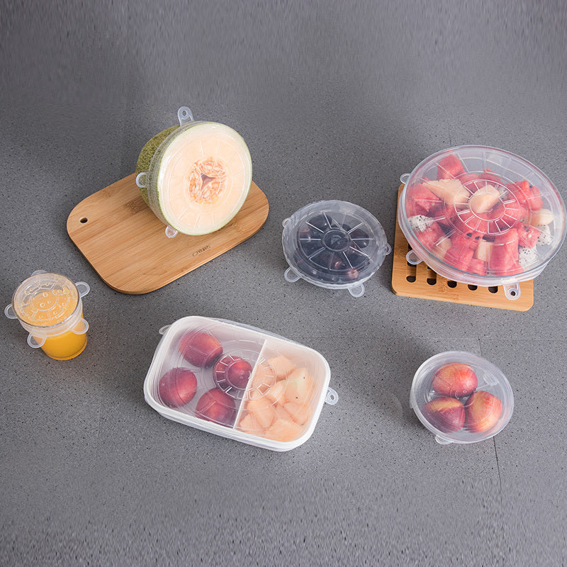 Reusable Silicone Lids Set