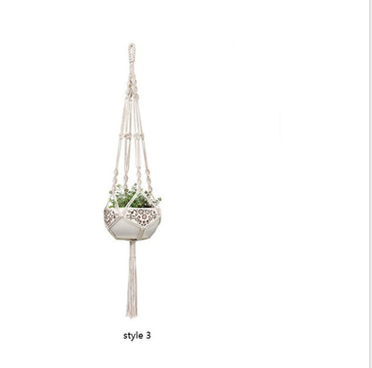 Macrame Hanging Flower Pot Holders