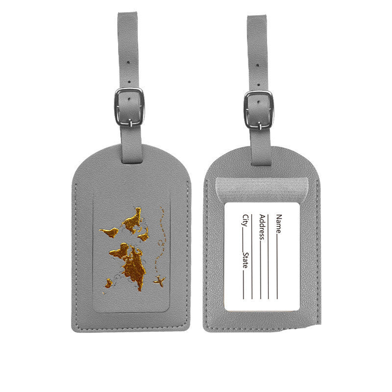 World Map Luggage Tag