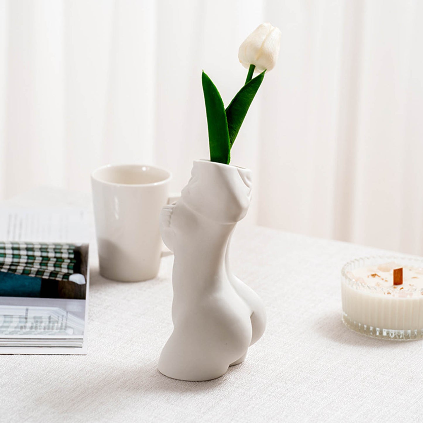 Human Body Ceramic Vase Decor