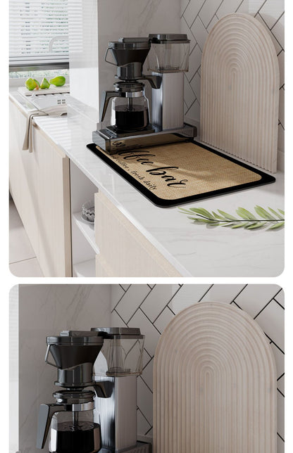 Quick-Drying Kitchen and Coffee Bar Mat