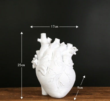 Human Heart Flower Vase