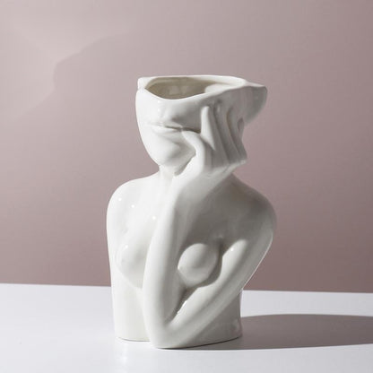 Human Body Ceramic Vases