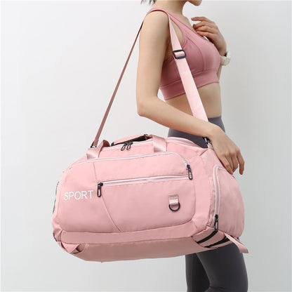 Shoulder Bag and Backpack With Shoe Compartment