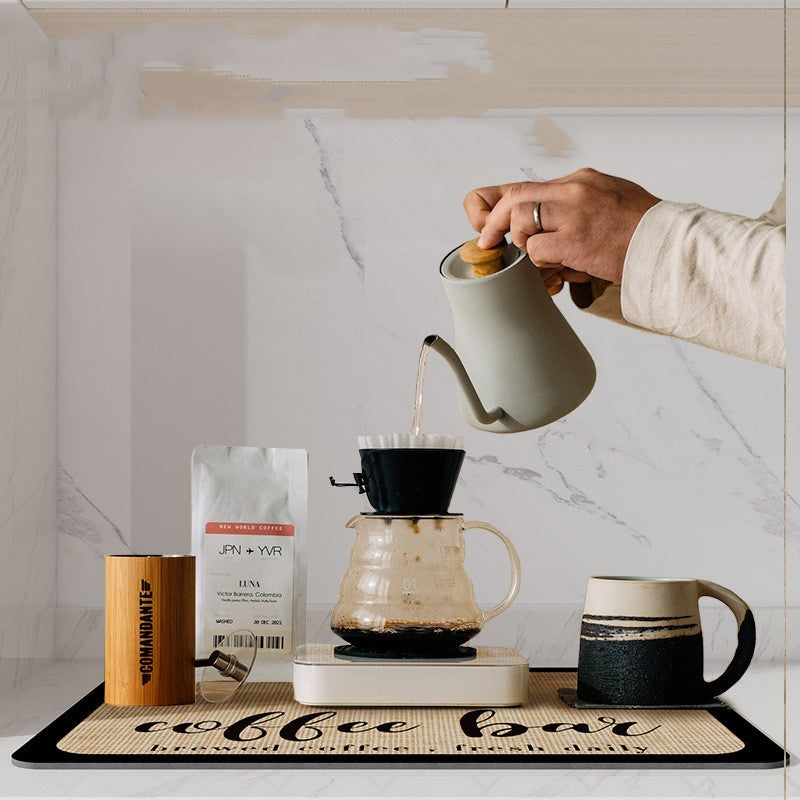 Quick-Drying Kitchen and Coffee Bar Mat