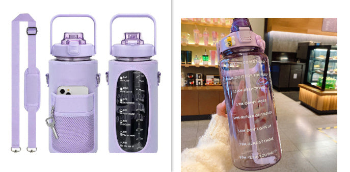 Water Bottle Set with Holder