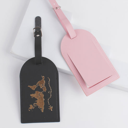 World Map Luggage Tag